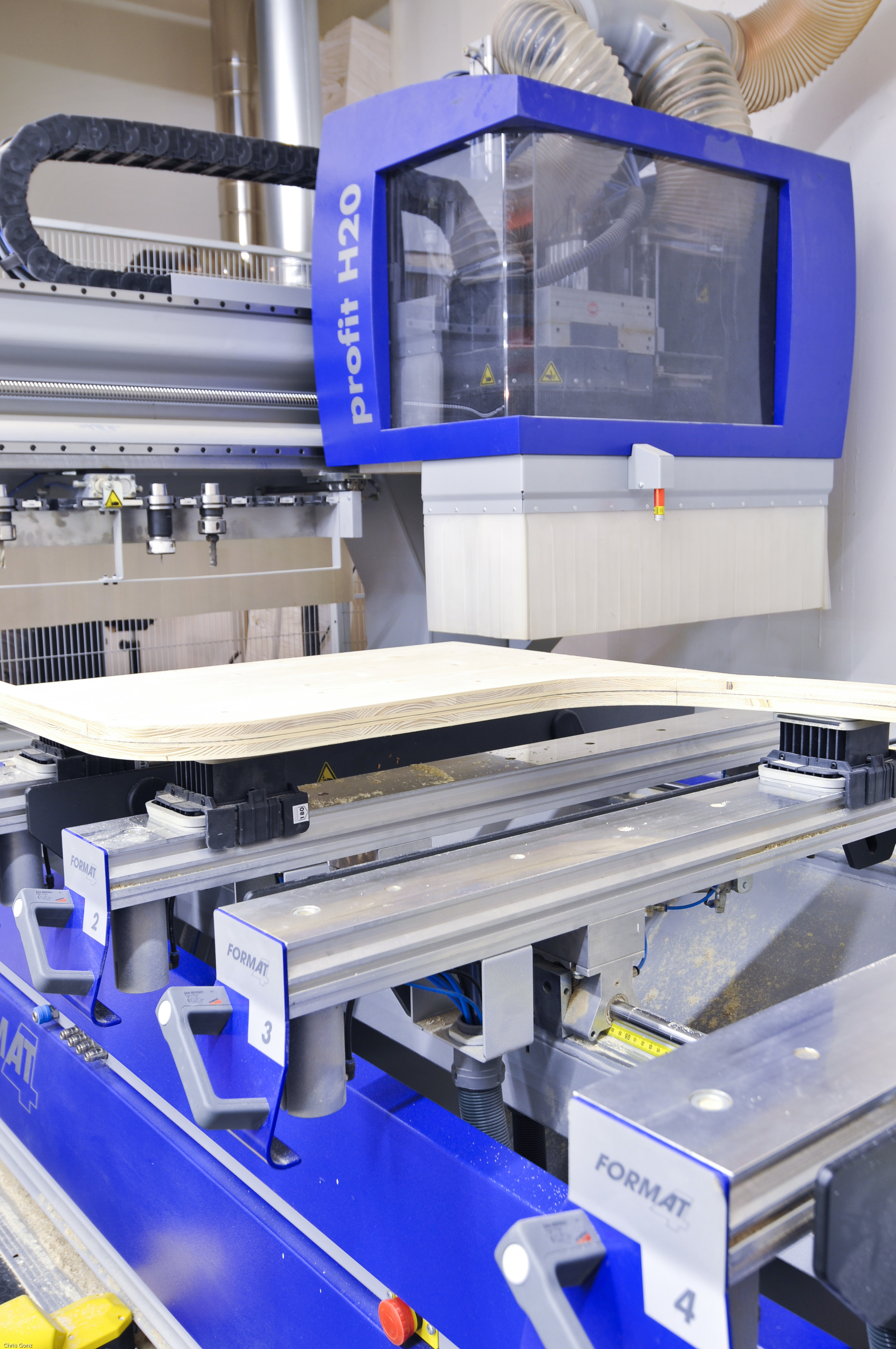 Eine Holzbearbeitungsmaschine